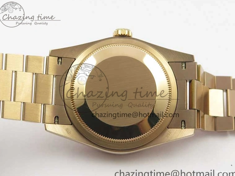 0108 Day-Date 36 RG 128239 Bp Maker Best Edition Pink Dial on RG President Bracelet Sporty 3136